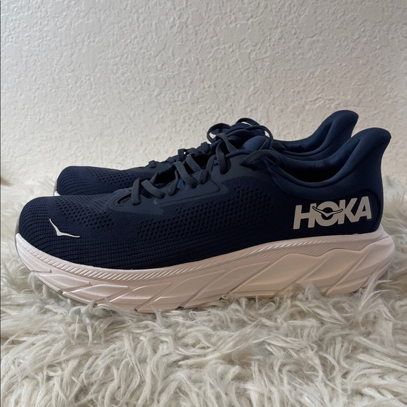 HOKA Men's ARAHI 7 (2E Width) M-1147870 OPC - OUTER SPACE/WHITE Wide Size 11 NEW - Picture 4 of 13